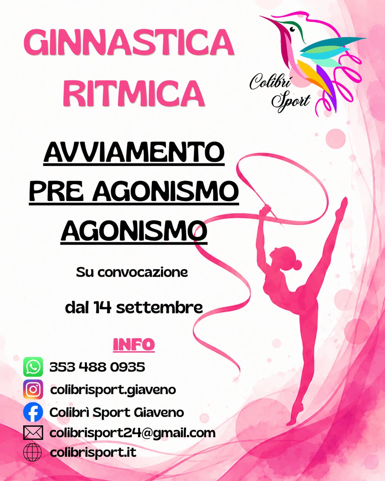 avviamento colibrì